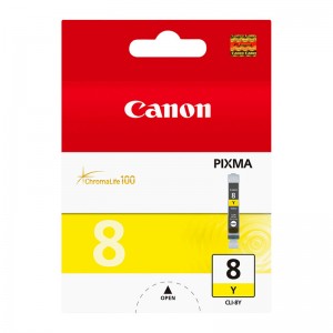 Tinteiro amarelo Canon CLI-8Y